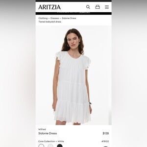 Wilfred Sidonie Dress from Aritzia - Cream